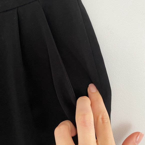 & Other Stories Black Wide Leg Trouser Pant - Picture 4 of 9